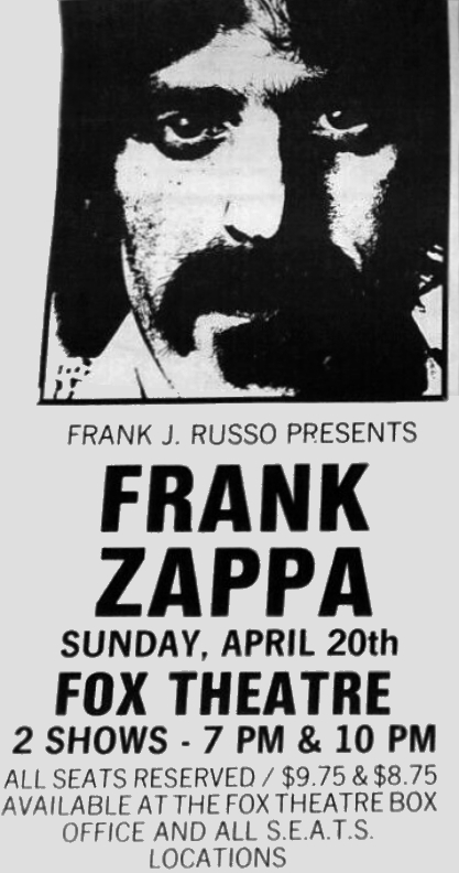 20/04/1980Fox theater, Atlanta, GA